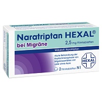 NARATRIPTAN HEXAL bei Migräne 2,5 mg Filmtabletten - 2St - Kopfschmerzen und Migräne