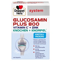 DOPPELHERZ Glucosamin Plus 800 system Kapseln - 120St - Für Haut, Haare & Knochen