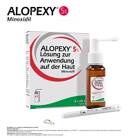 ALOPEXY 5% Lösung zur Anwendung auf der Haut - 3X60ml - Bei Haarausfall