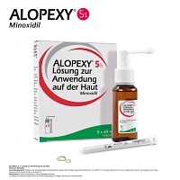 ALOPEXY 5% Lösung zur Anwendung auf der Haut - 3X60ml - Bei Haarausfall