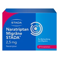 NARATRIPTAN Migräne STADA 2,5 mg Filmtabletten - 2St - Kopfschmerzen und Migräne