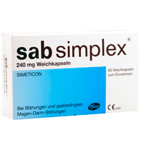 SAB simplex 240 mg Weichkapseln - 60St - Blähungen & Krämpfe