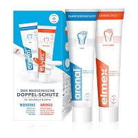 ARONAL/ELMEX Doppelschutz Zahnpasta - 2X75ml - Zahncreme