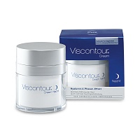 VISCONTOUR Nachtcreme - 50ml - Anti-Aging Pflege