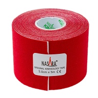 KINESIOLOGIE Tape 5 cmx5 m rot - 1St