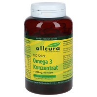 OMEGA-3 KONZENTRAT aus Fischöl 1000 mg Kapseln - 100St