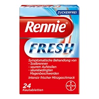 RENNIE FRESH Kautabletten - 24St - Saurer Magen