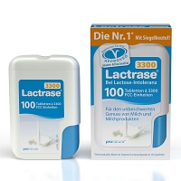 LACTRASE 3.300 FCC Tabletten im Klickspender - 100St - Lactoseintoleranz