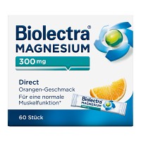 BIOLECTRA Magnesium 300 mg Direct Orange Sticks - 60St - Wadenkrämpfe