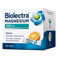 BIOLECTRA Magnesium 300 mg Direct Orange Sticks - 60St - Wadenkrämpfe