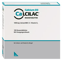 CALCILAC Brausetabletten - 100St - Calcium & Vitamin D3