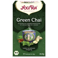 YOGI TEA Green Chai Bio Filterbeutel - 17X1.8g - Wohlfühl & Vitaltees