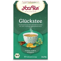 YOGI TEA Glückstee Bio Filterbeutel - 17X1.8g - Wohlfühl & Vitaltees