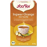 YOGI TEA Ingwer Orange mit Vanille Bio Filterbeut. - 17X1.8g