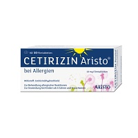 CETIRIZIN Aristo bei Allergien 10 mg Filmtabletten - 50St - Allergie allgemein