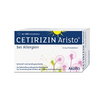 CETIRIZIN Aristo bei Allergien 10 mg Filmtabletten - 100St - Allergie allgemein