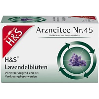 H&S Lavendelblüten Filterbeutel - 20X1.0g - Heilkräutertees