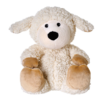WÄRME STOFFTIER Schaf Wolle beige herausn.Kissen - 1St - Geschenke für Kinder