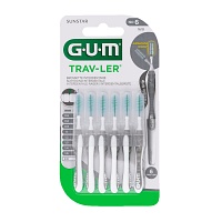 GUM TRAV-LER 2,0mm Kerze grau Interdental+6Kappen - 6St