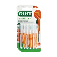 GUM TRAV-LER 0,9mm Kerze orange Intendent.+6Kappen - 6St