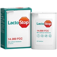 LACTOSTOP 14.000 FCC Tabletten Spender - 80St - Lactoseintoleranz