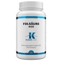 FOLSÄURE 400 µg KLEAN LABS Kapseln - 100St