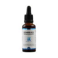 VITAMIN B12 METHYLCOBALAMIN KLEAN LABS flüssig - 30ml
