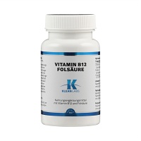 VITAMIN B12+FOLSÄURE KLEAN LABS Kapseln - 100St