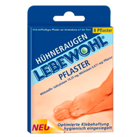 LEBEWOHL Hühneraugen Pflaster - 8St - Blasen & Hühneraugenpflaster