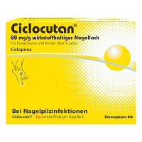 CICLOCUTAN 80 mg/g wirkstoffhaltiger Nagellack - 3g - Haut & Nagelpilz