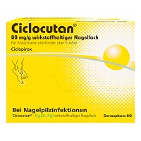CICLOCUTAN 80 mg/g wirkstoffhaltiger Nagellack - 6g - Haut & Nagelpilz