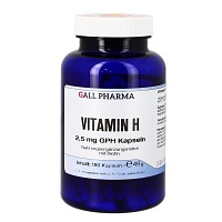 VITAMIN H 2,5 mg GPH Kapseln - 180St