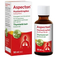 ASPECTON Hustentropfen - 50ml - Pflanzliche Hustenmittel