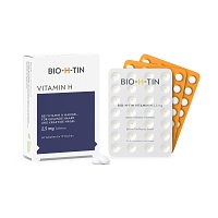 BIO-H-TIN Vitamin H 2,5 mg für 12 Wochen Tabletten - 84St - Biotin