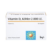 VITAMIN D3 KÖHLER 2.000 I.E. Kapseln - 60St - Calcium & Vitamin D3