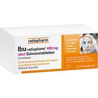 IBU-RATIOPHARM 400 mg akut Schmerztbl.Filmtabl. - 50St - Kopfschmerzen und Migräne
