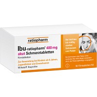 IBU-RATIOPHARM 400 mg akut Schmerztbl.Filmtabl. - 50St - Schmerzen allgemein