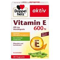 DOPPELHERZ Vitamin E 600 N Weichkapseln - 40St - Vitamine