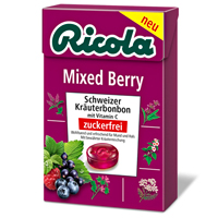 RICOLA o.Z. Box Mixed Berry Bonbons - 50g - Bonbons zuckerfrei