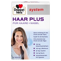 DOPPELHERZ Haar Plus system Tabletten - 30St - Für Haut, Haare & Knochen