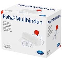 PEHA-MULLBINDE 8 cmx4 m - 20St - Tape & Fixierverbände