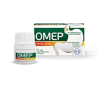 OMEP HEXAL 20 mg magensaftresistente Hartkapseln - 14St - Saurer Magen