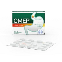 OMEP HEXAL 20 mg magensaftresistente Hartkapseln - 14St - Saurer Magen