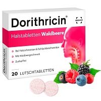 DORITHRICIN Halstabletten Waldbeere - 20St - Halsschmerzen