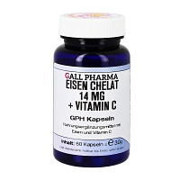 EISEN CHELAT 14 mg+Vitamin C GPH Kapseln - 60St