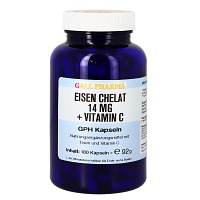 EISEN CHELAT 14 mg+Vitamin C GPH Kapseln - 180St