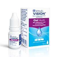 HYLO-VISION Gel multi Augentropfen - 10ml - Gegen gereizte Augen