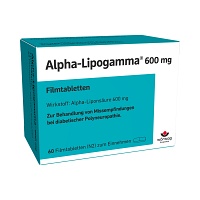 ALPHA-LIPOGAMMA 600 mg Filmtabletten - 60St - Diabetikernahrungsergänzung