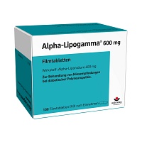 ALPHA-LIPOGAMMA 600 mg Filmtabletten - 100St - Diabetikernahrungsergänzung