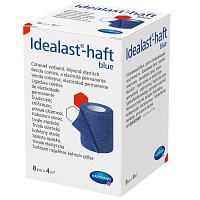 IDEALAST-haft color Binde 8 cmx4 m blau - 1St